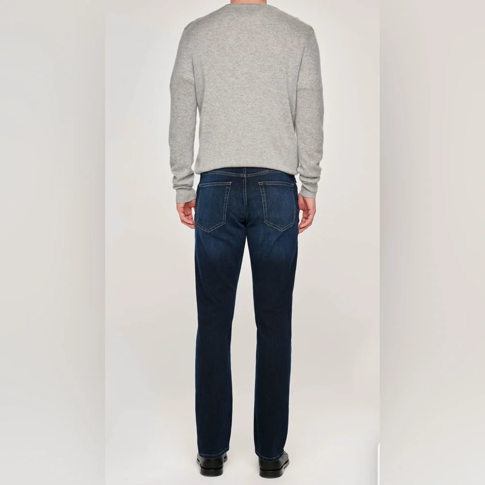 Russell Slim Straight Blue Jeans‎ Thunderbird (Dark Indigo) 34x32 Denim